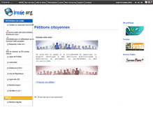 Tablet Screenshot of petitions.ironie.org